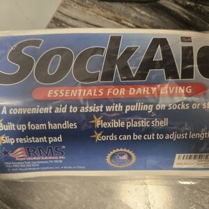 SockAid with Foam Handles